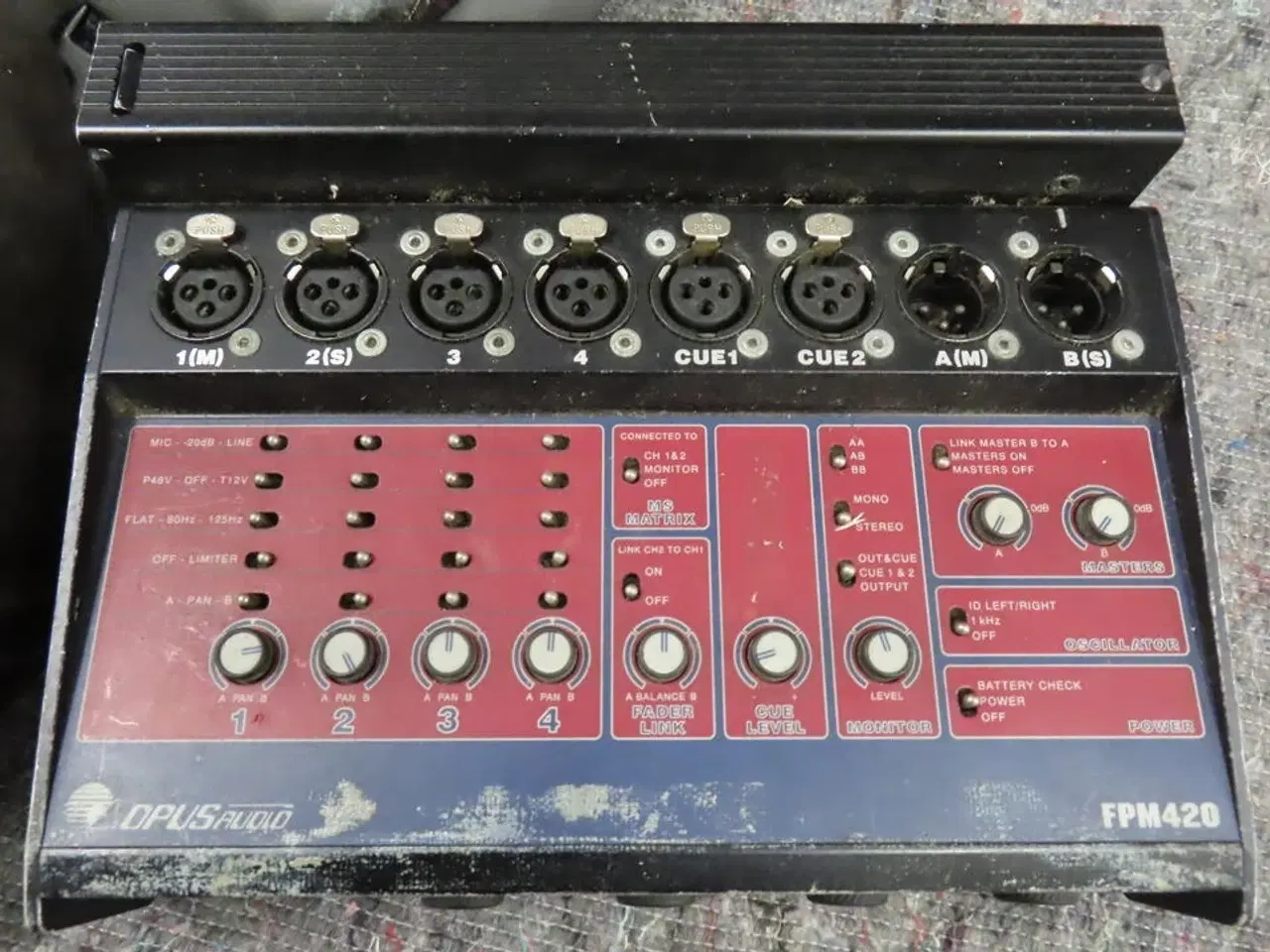 Billede 2 - Analog Efp-Mixer OPUSAUDIO FPM420 (MOMSFRI)