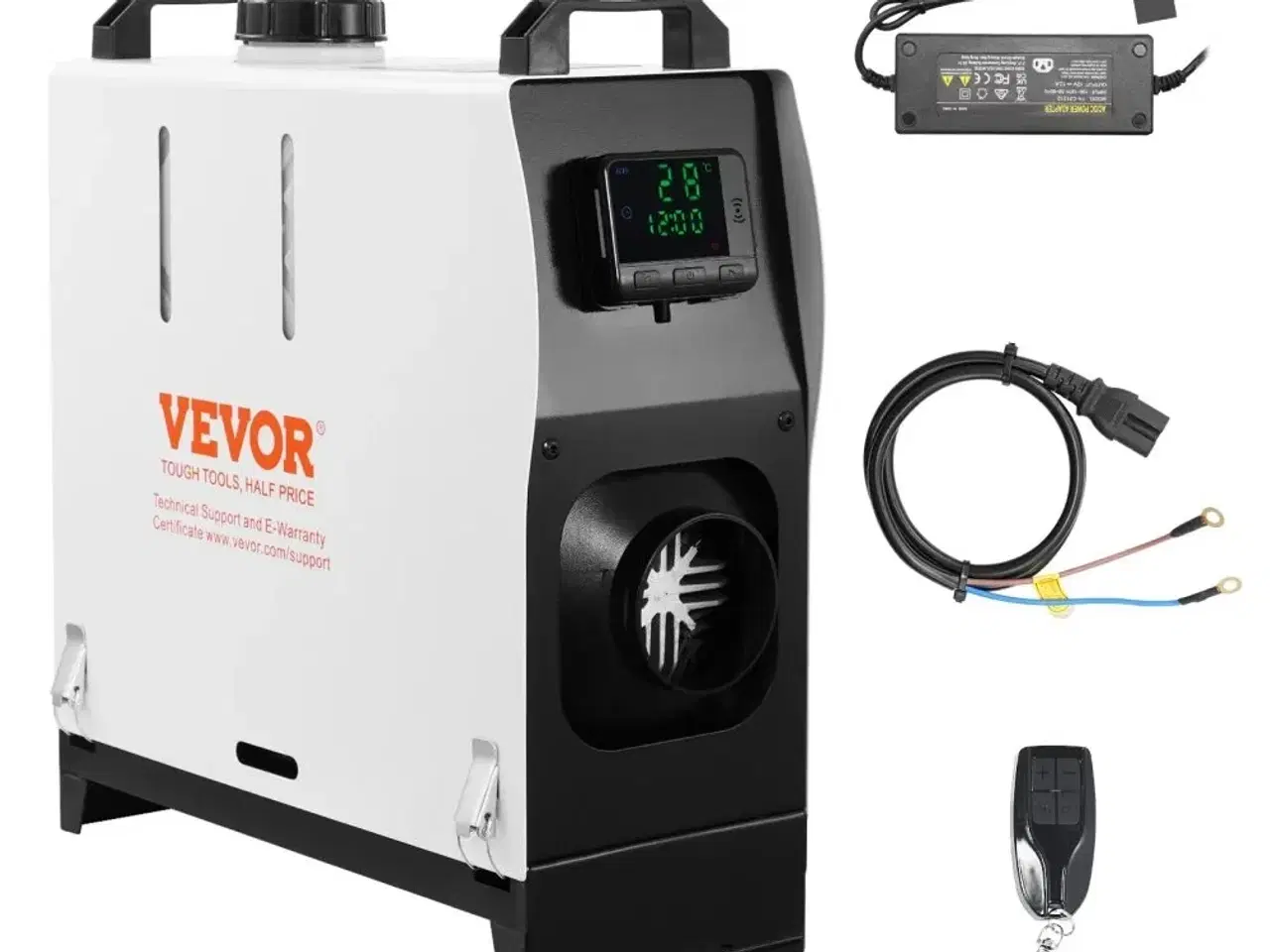 Billede 1 - VEVOR 8KW Dieselfyr All-in-One – 12V/24V + 220V