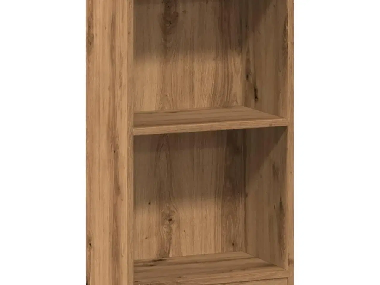 Billede 2 - Bogreol 40x24x76 cm konstrueret træ egetræsfarve