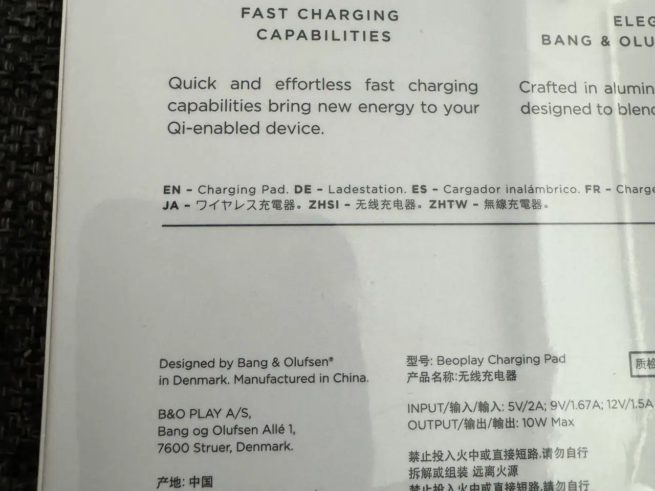 Billede 4 - Bang & Olufsen Beoplay Charging pad