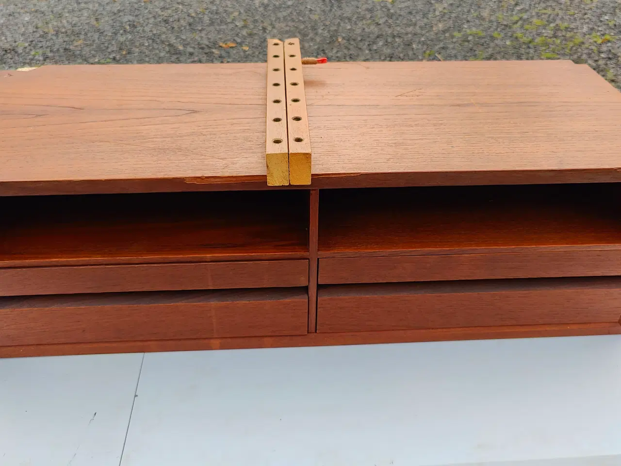 Billede 1 - Teak skuffemodul til vangereol 