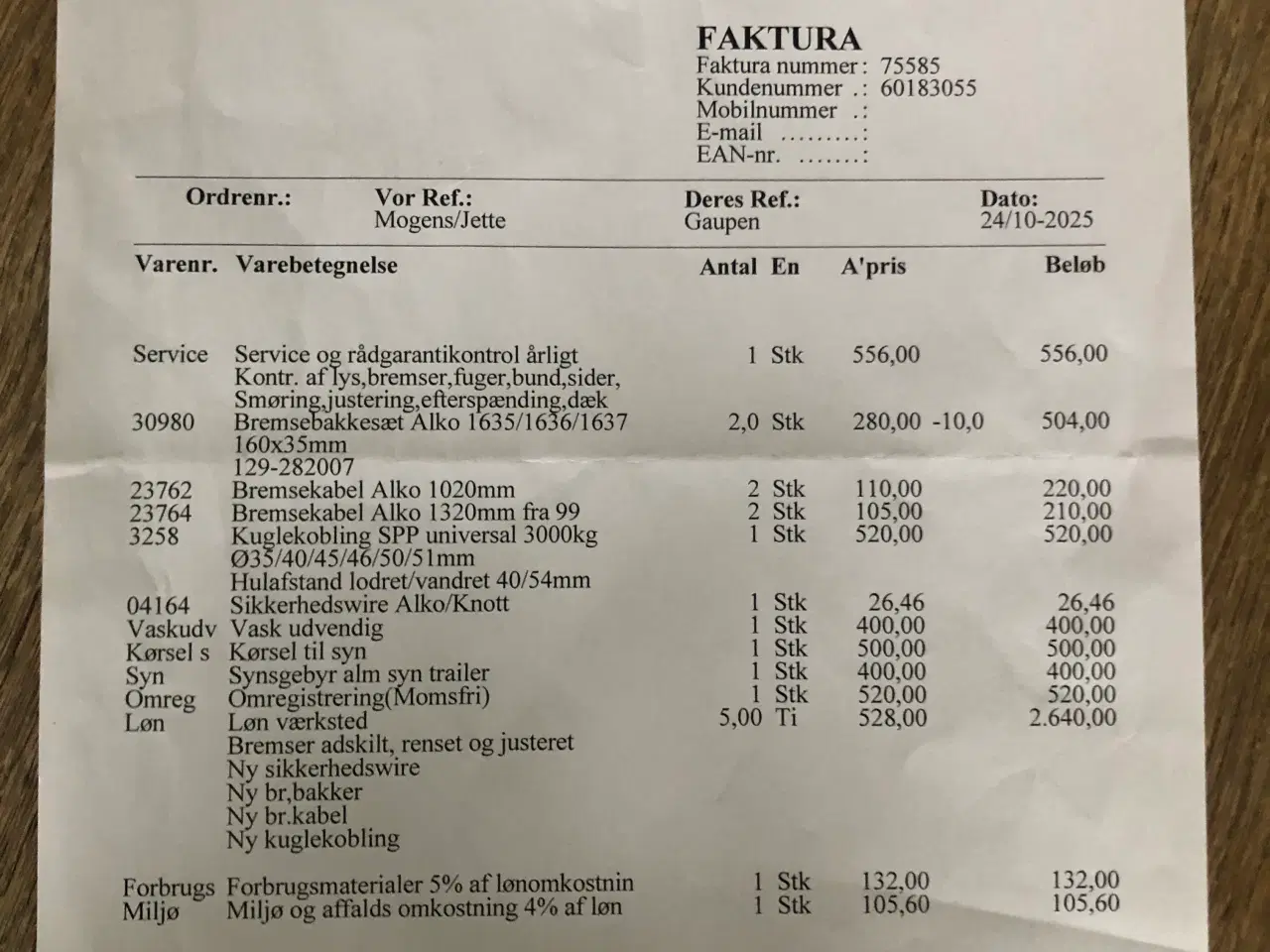 Billede 2 - Meget velholdt Gaupen