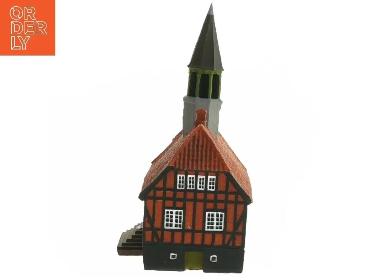 Billede 3 - Dekorativ model af bindingsværkshus fra Trip Trap (str. 14x7x20 cm)
