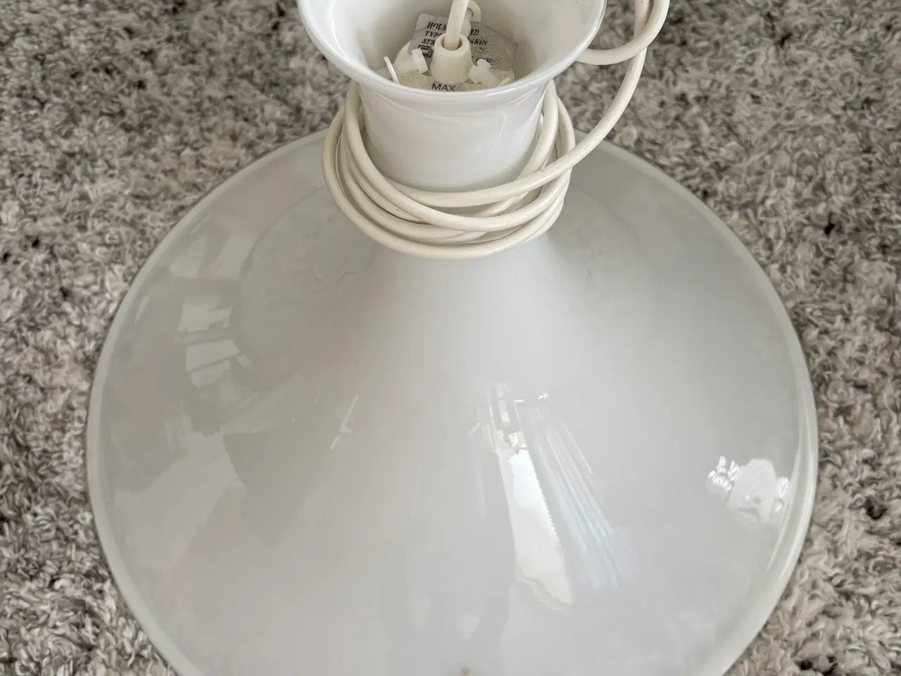 Billede 1 - Holmegaard Mandarin lampe 44 cm.