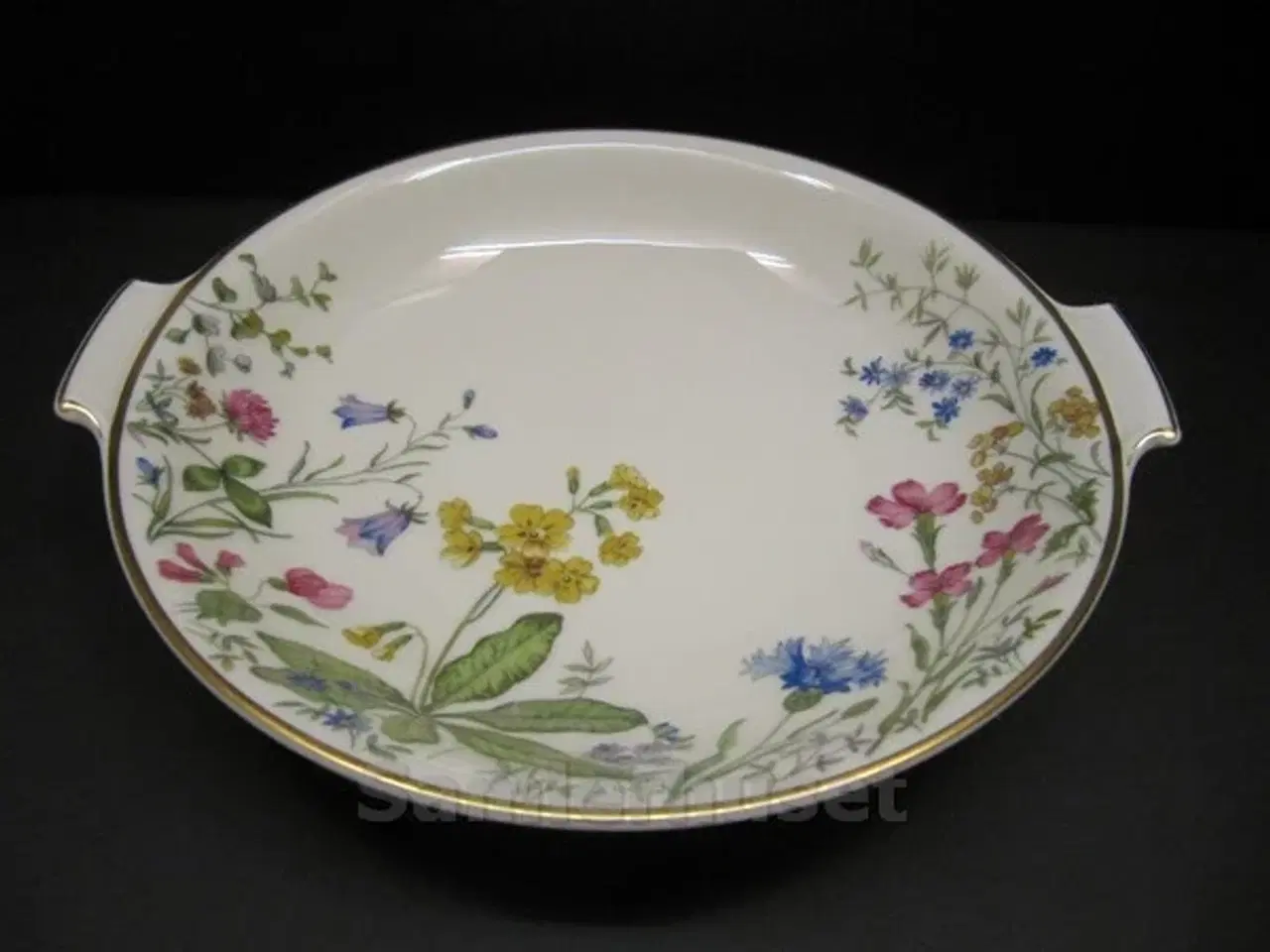 Billede 1 - Danmarks Flora Kageskål Rundt 19 cm.