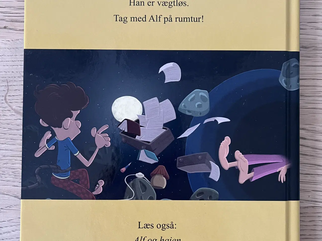 Billede 2 - Letlæsningsbog: Alf på rumtur