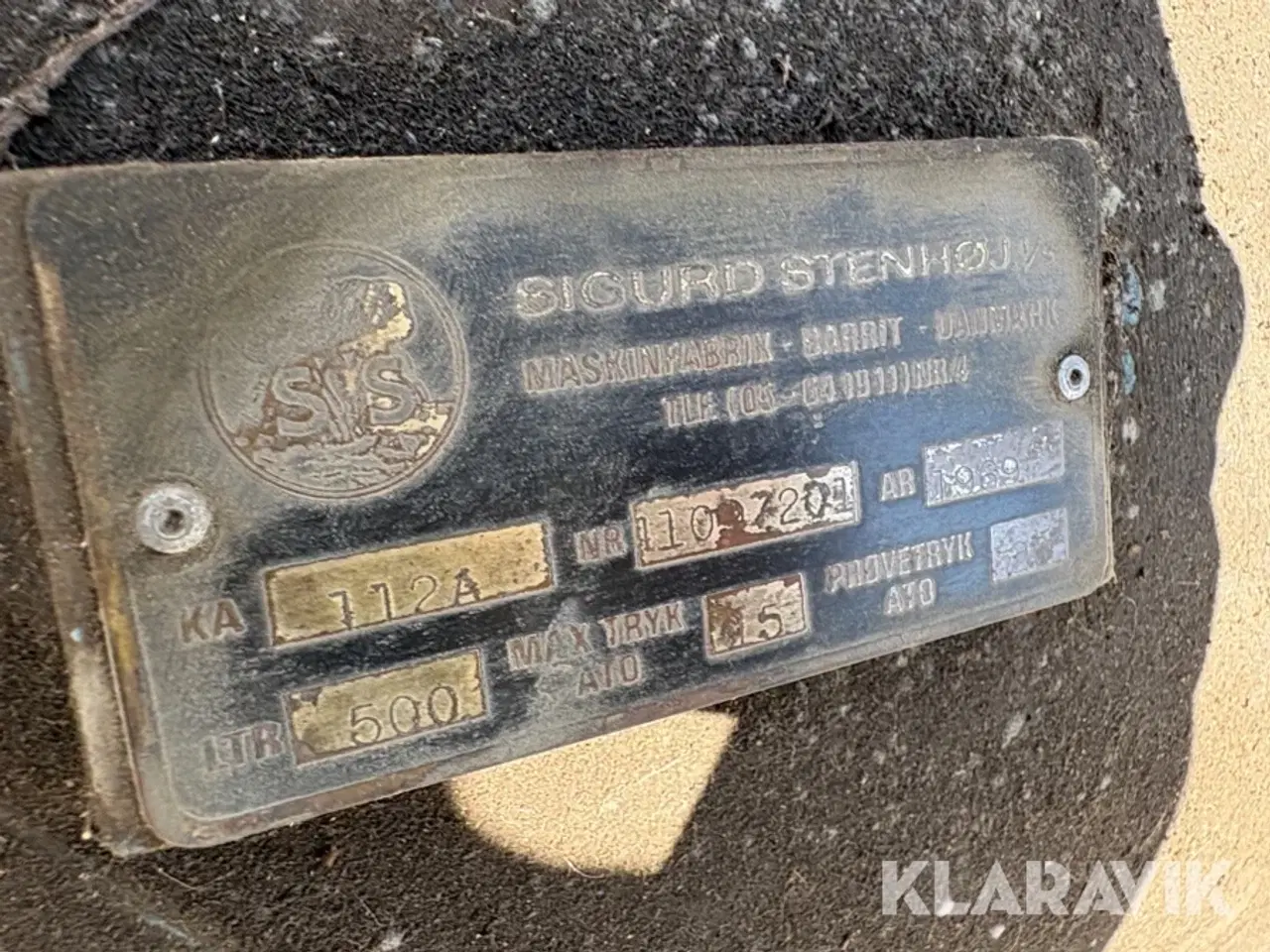 Billede 6 - Kompressor Sigurd Stenhøj 500L