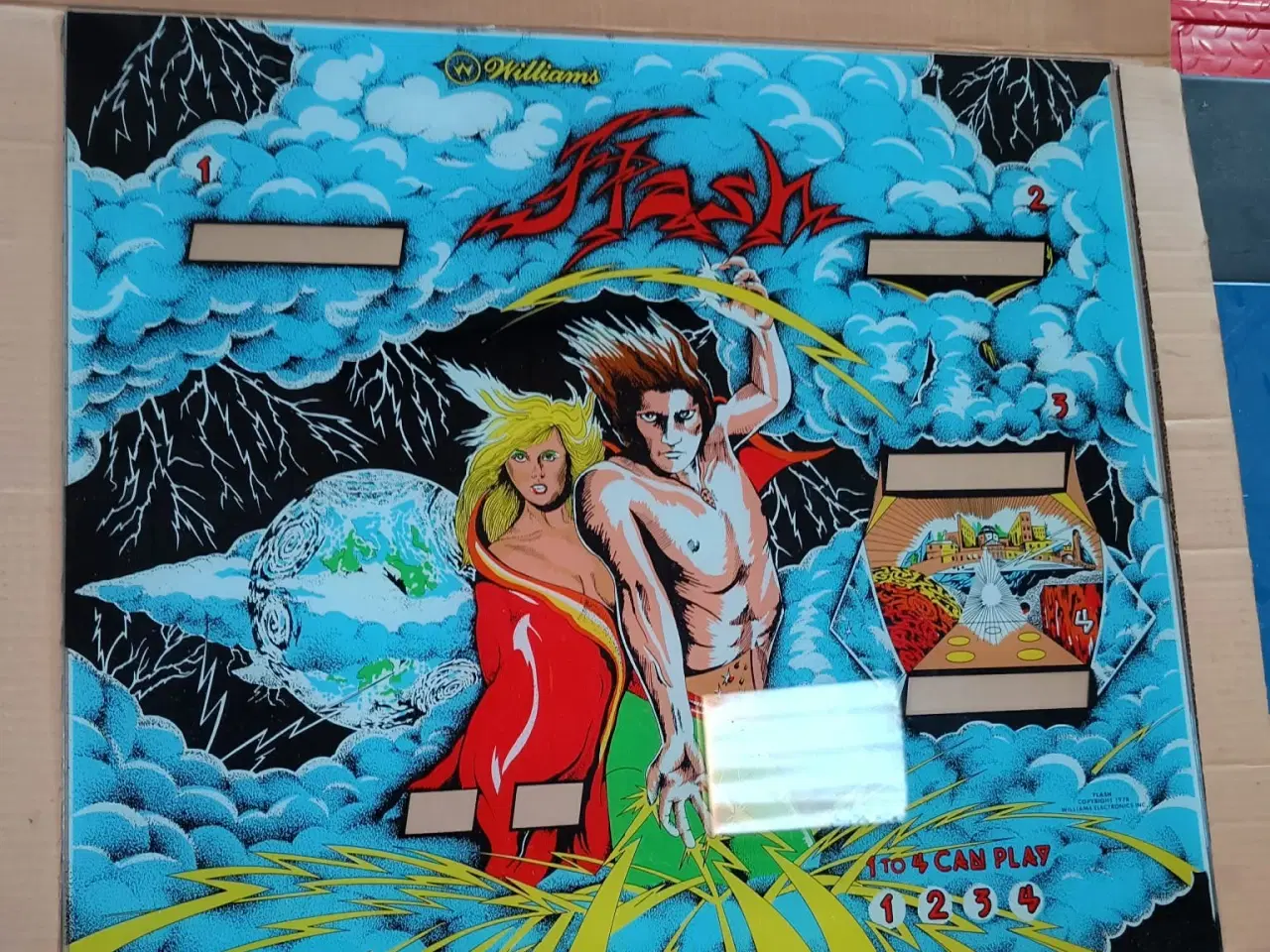 Billede 1 - Flash topglas til flippermaskine