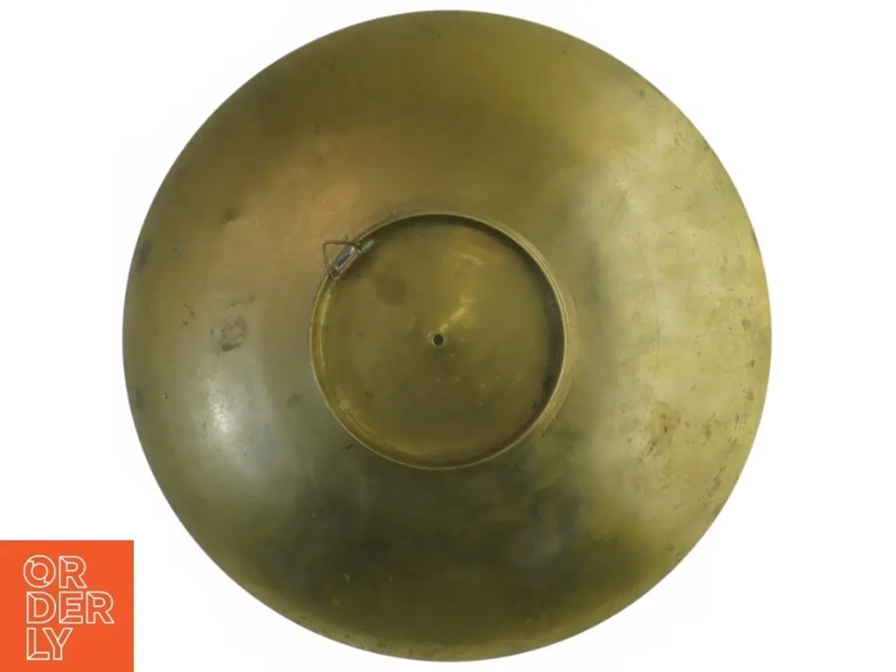 Billede 2 - Dekorativ messingbakke (str. 19,5 cm i diameter)