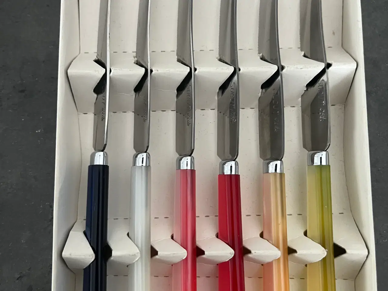 Billede 1 - 6 sucut smøre/ frugt knive