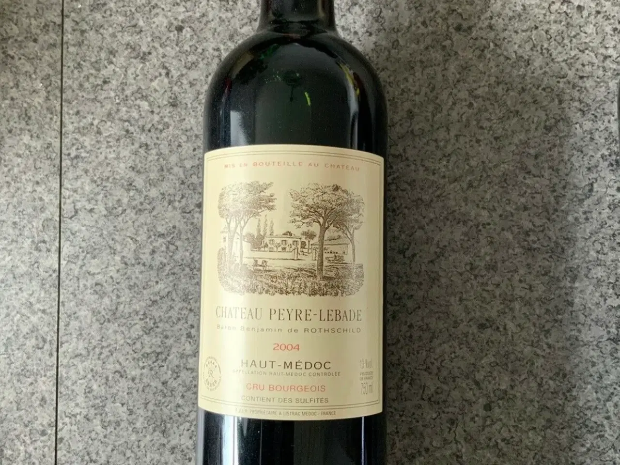 Billede 1 - Rødvin, 2004 Haut-Medoc Chateau Peyre-Lebade