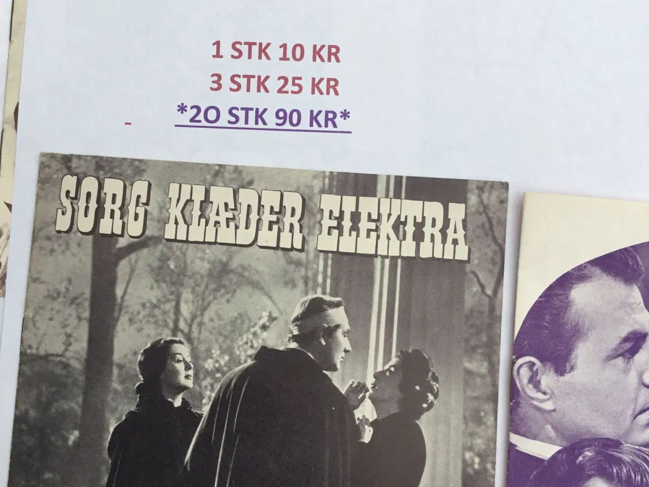 Billede 1 - Filmprogrammer 20 X KIRK DOUGLAS - Se Rabat