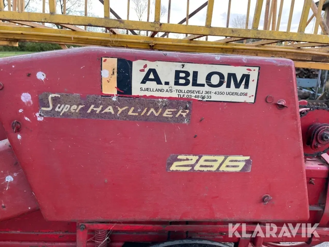 Billede 5 - Ballepresser New Holland Super hayliner 286