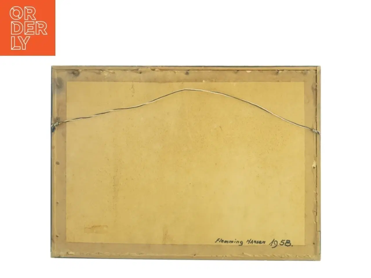 Billede 3 - Indrammet tegninger af stjernetegn af Flemming Hansen, 1958 (str. 44 x 32 cm)