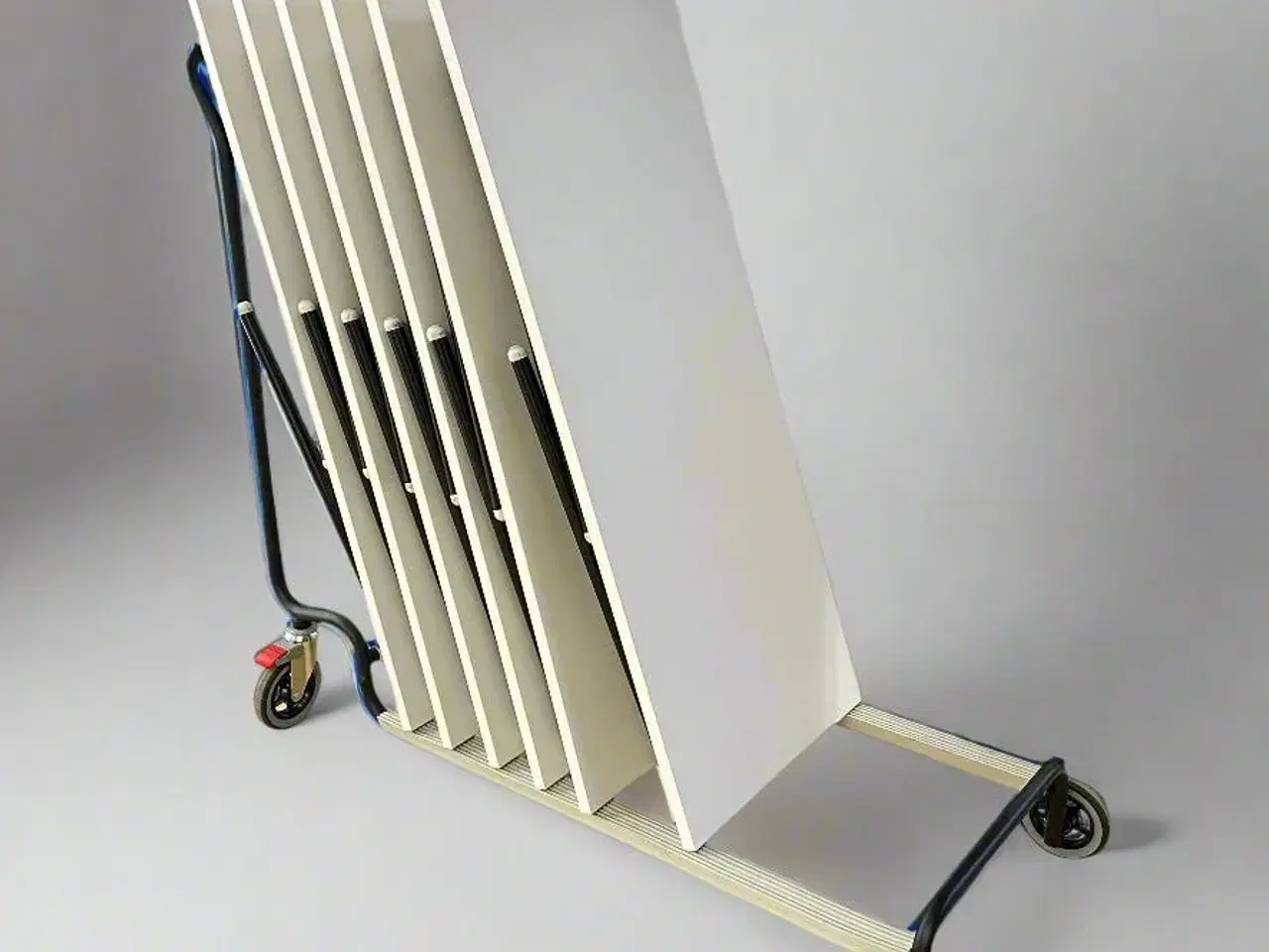 Billede 1 - Lammhults Sæt med 6 Quickly Foldeborde og Transportvogn