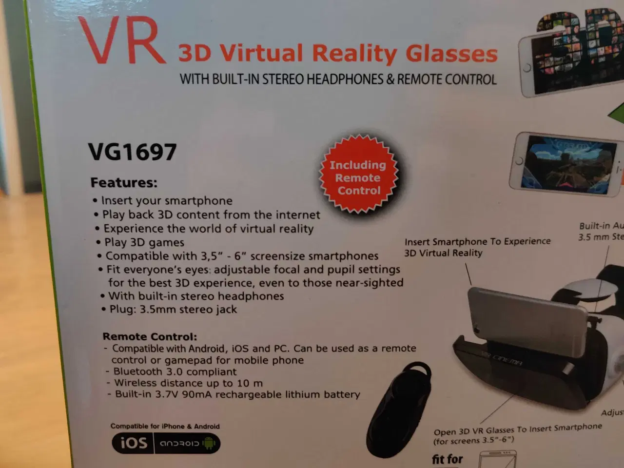 Billede 2 - VR 3D briller