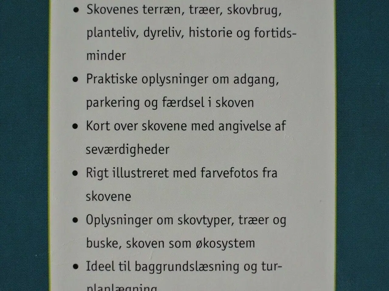 Billede 2 - danmarks skove. beskrivelser og seværdigheder fra 