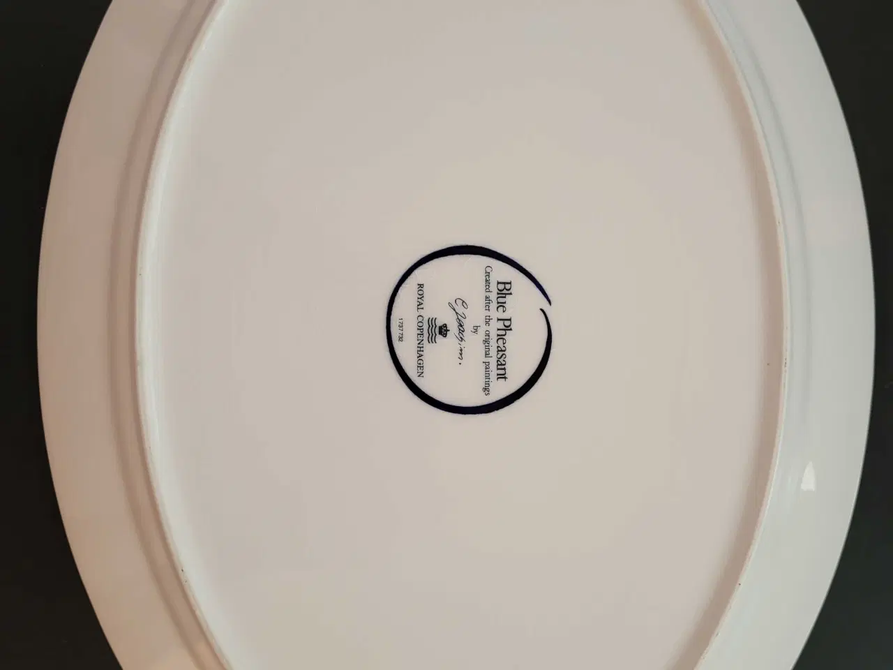 Billede 5 - Stort Royal Copenhagen Blå Fasan fad