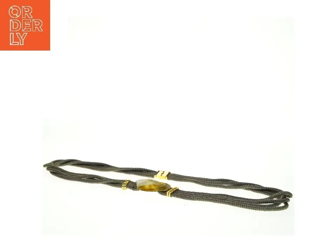 Billede 2 - Bælte med perlevedhæng (str. Længde. 120 cm. bredde. 3 cm)