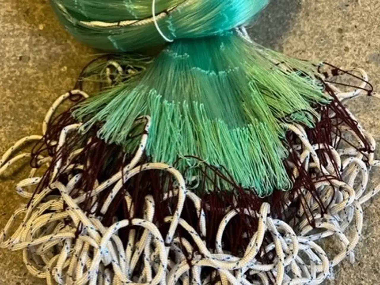 Billede 4 - Maskin syet Lakse/Ørredgarn med  65mm maske