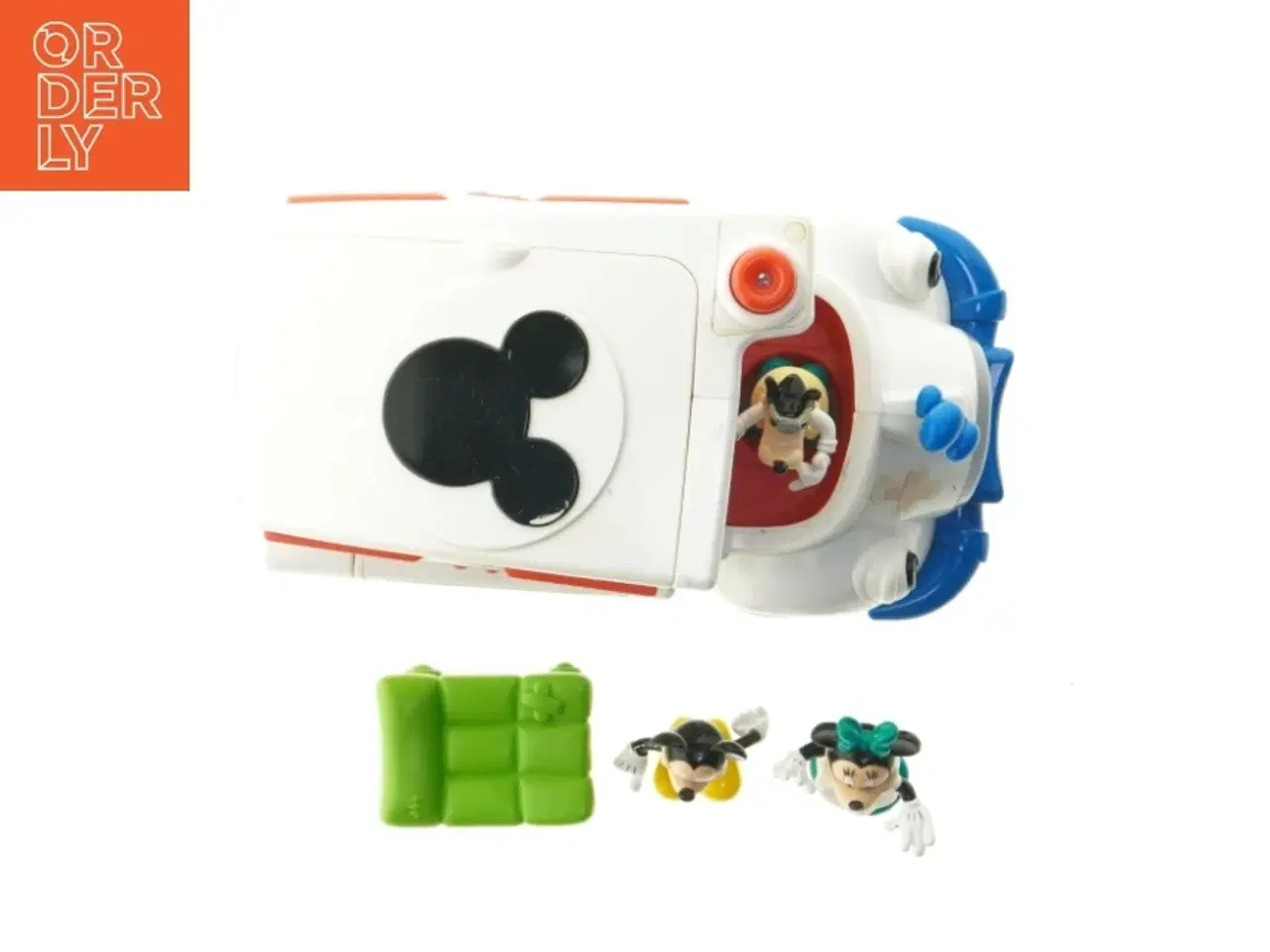 Billede 5 - Mickeys klubhus ambulance med figurer fra Disney Junior tegneserien (str. 24,5x14,5 cm)