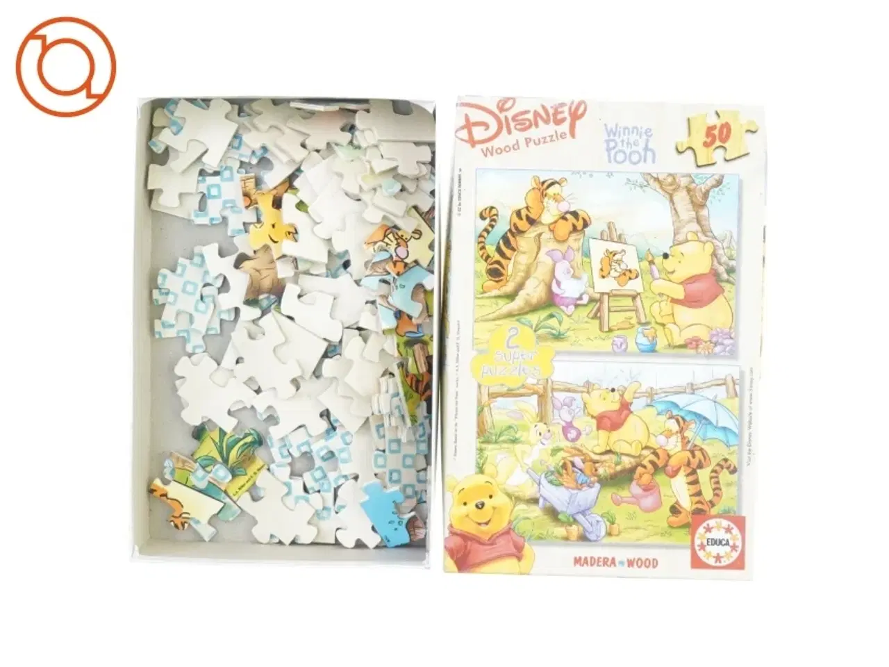 Billede 3 - Winnie the pooh puslespil fra En Duca (str. 25 x 17 cm)