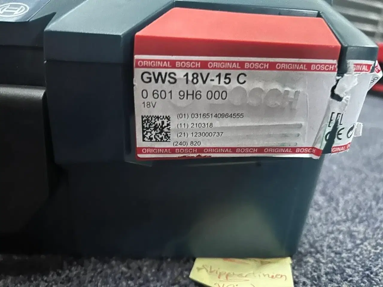 Billede 4 - BOSCH Vinkelsliber GWS 18V-15C