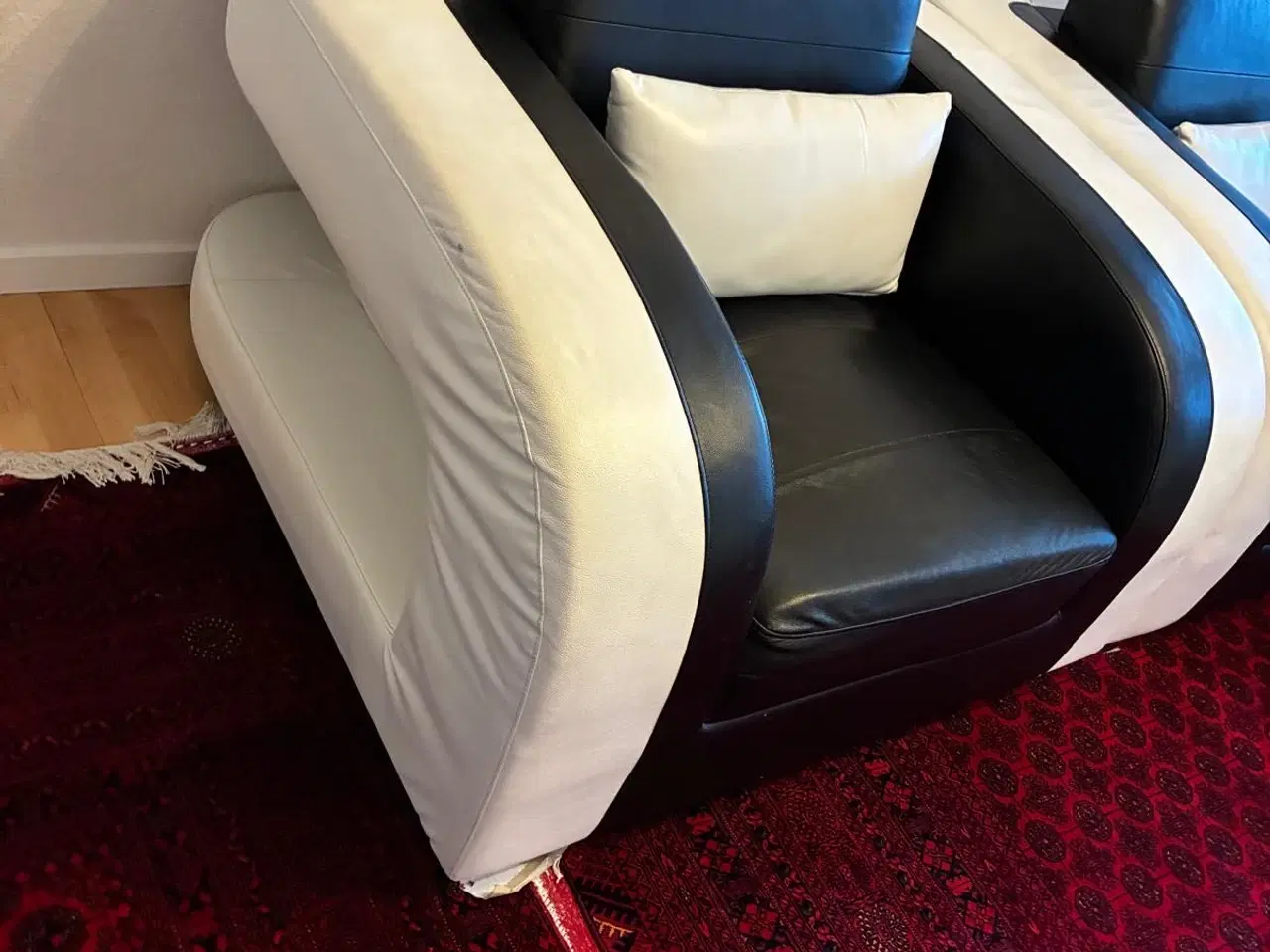 Billede 2 - Læder Sofasæt