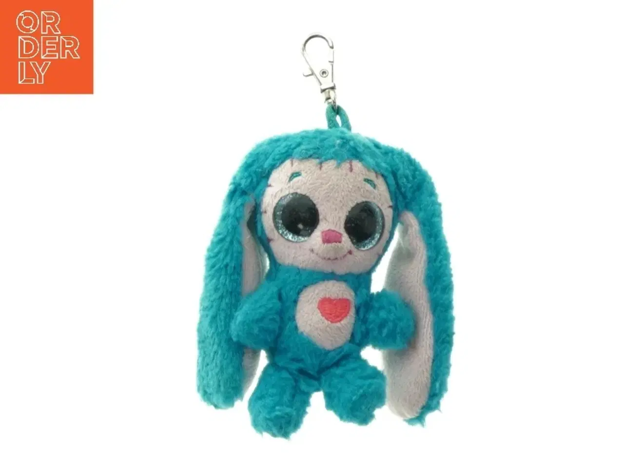 Billede 1 - Stofnøglering i form af kanin (str. 10 cm)