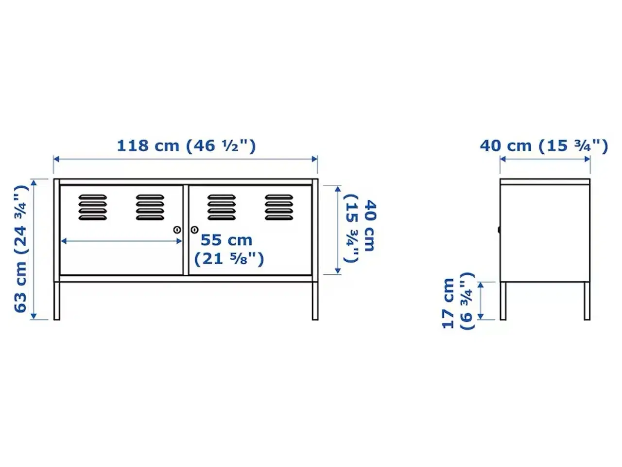 Billede 5 - TV-skab, Ikea PS NN, b: 118 d: 40 h: 63