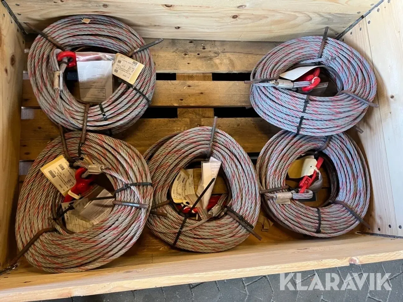 Billede 5 - Lot - wire, faldsikring og øvrigt 5 paller