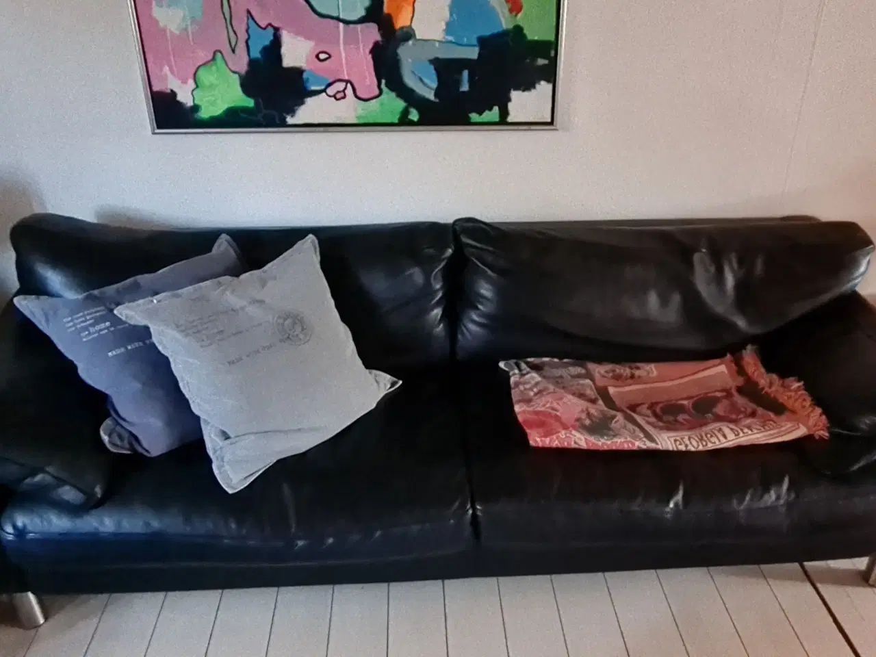 Billede 1 - Malta læder sofa
