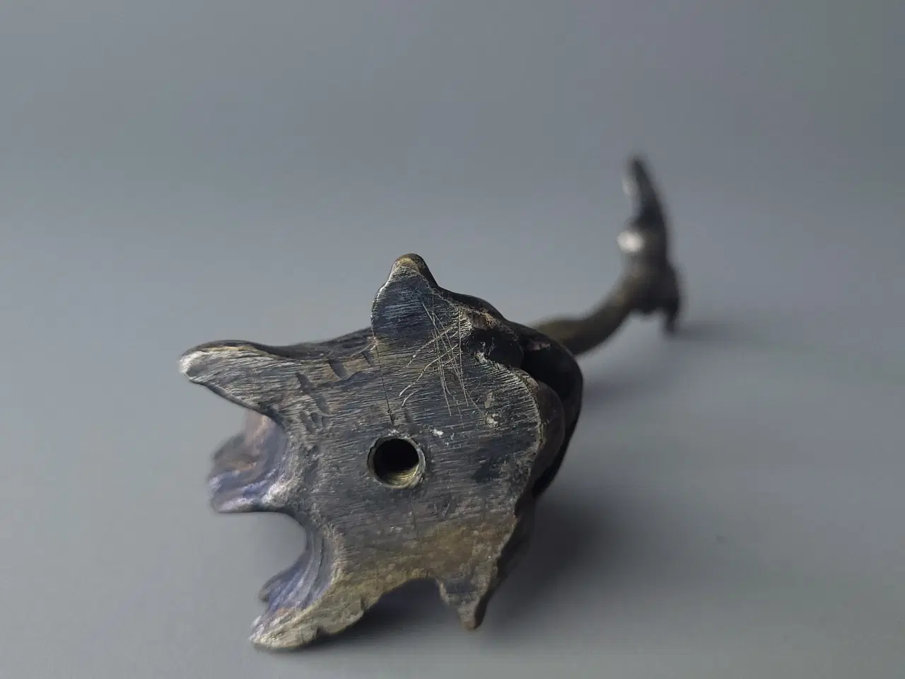 Billede 7 - ⭐️· Unik Antik Bronzefigur af Fisk/Søvæsen