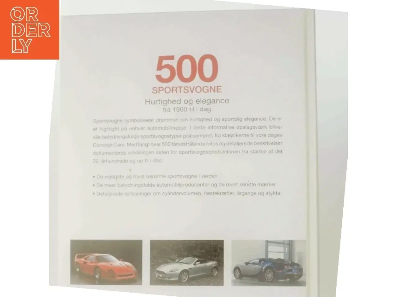 Billede 3 - 500 sportsvogne; Hurtighed og elegance fra 1900 til i dag Naumann & Gbel Verlagsgesellschaft mbH af Reinhard Lintelmann (Bog)