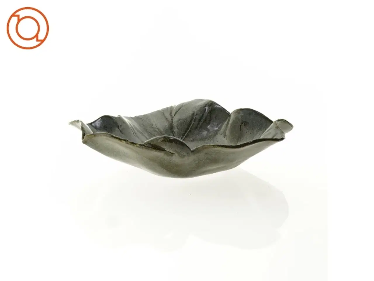 Billede 4 - Keramik fad i blad form (str. 23 x 20 cm)