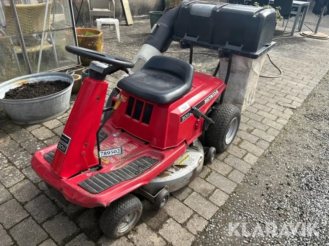 Billede 1 - Havetraktor Honda Hydrostatic 3011 med opsamler