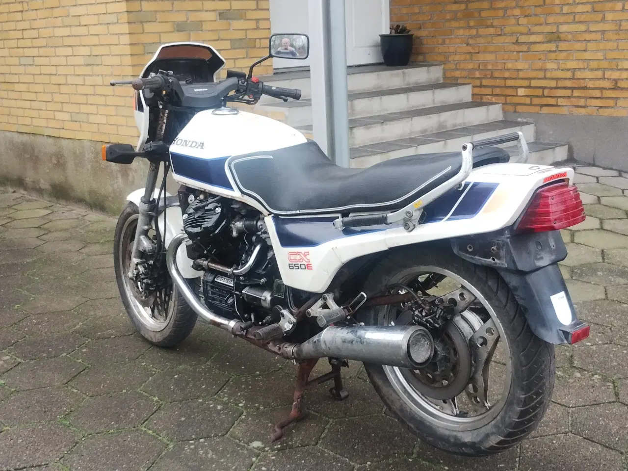 Billede 4 - Honda cx 650 med danske papirer men 500 motor
