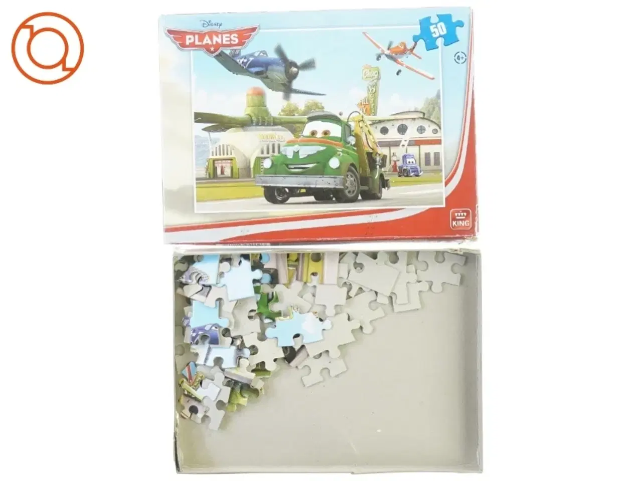 Billede 4 - Puslespil Cars motiv fra King (str. 26 x 19 cm)