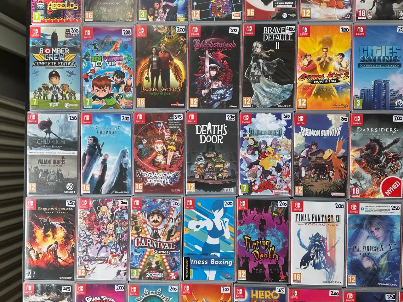 Billede 5 - 130 stk Nintendo Switch Spil Sælg