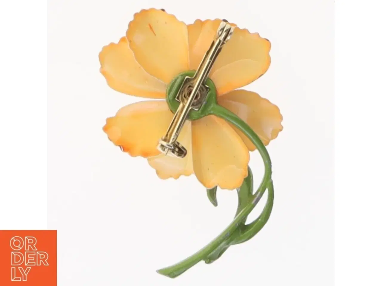 Billede 2 - Vintage blomsterbroche (str. 5 cm)