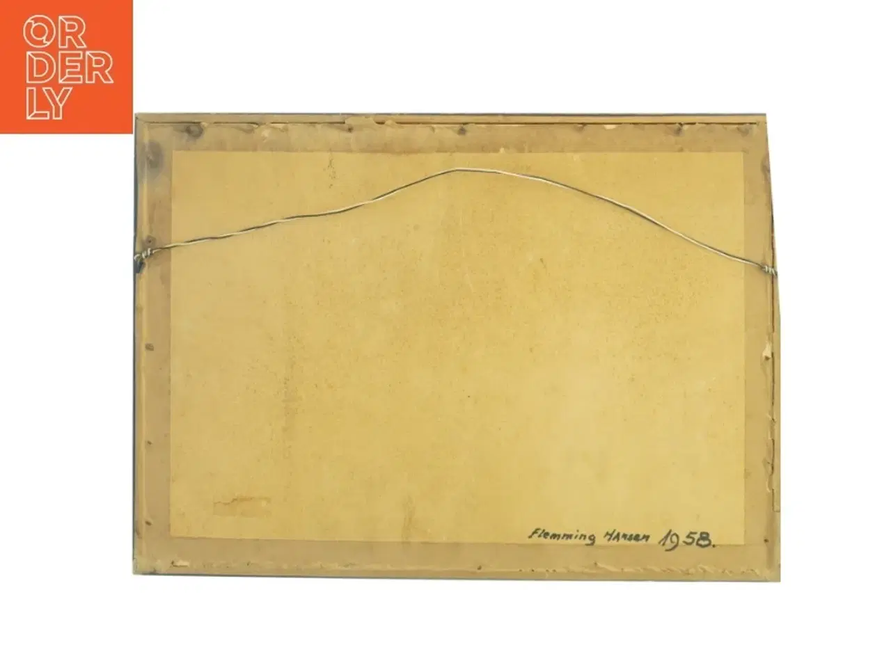 Billede 2 - Indrammet tegninger af stjernetegn af Flemming Hansen, 1958 (str. 44 x 32 cm)