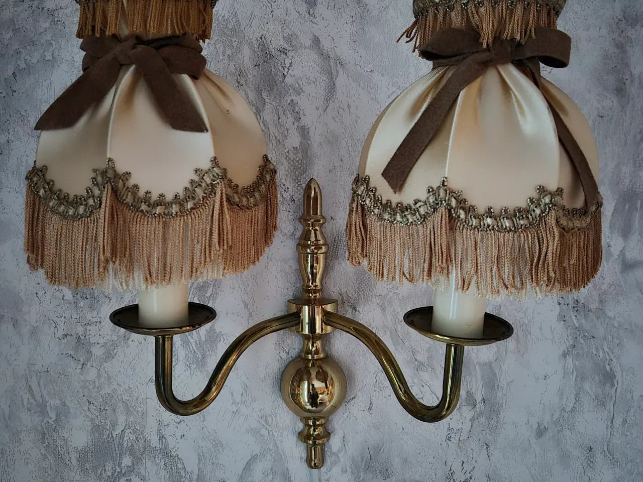 Billede 1 - Vintage væglampet med to arme