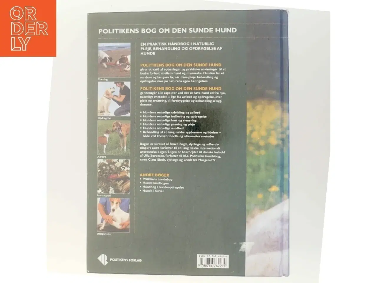 Billede 3 - Politikens bog om den sunde hund : en praktisk håndbog i naturlig pleje, behandling og opdragelse af hunde af Bruce Fogle (Bog)