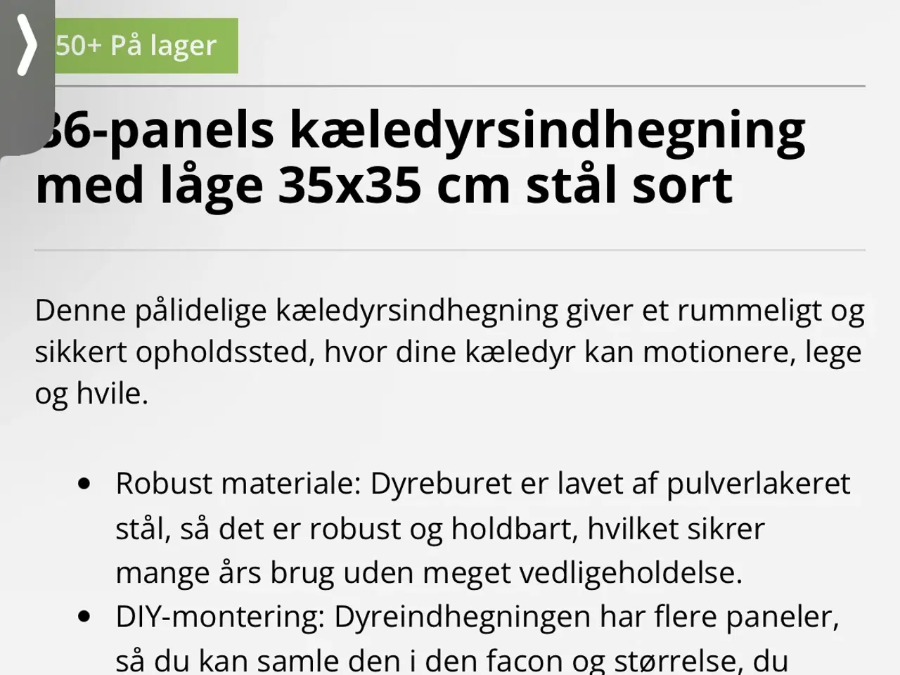 Billede 3 - Indhegning til kæledyr