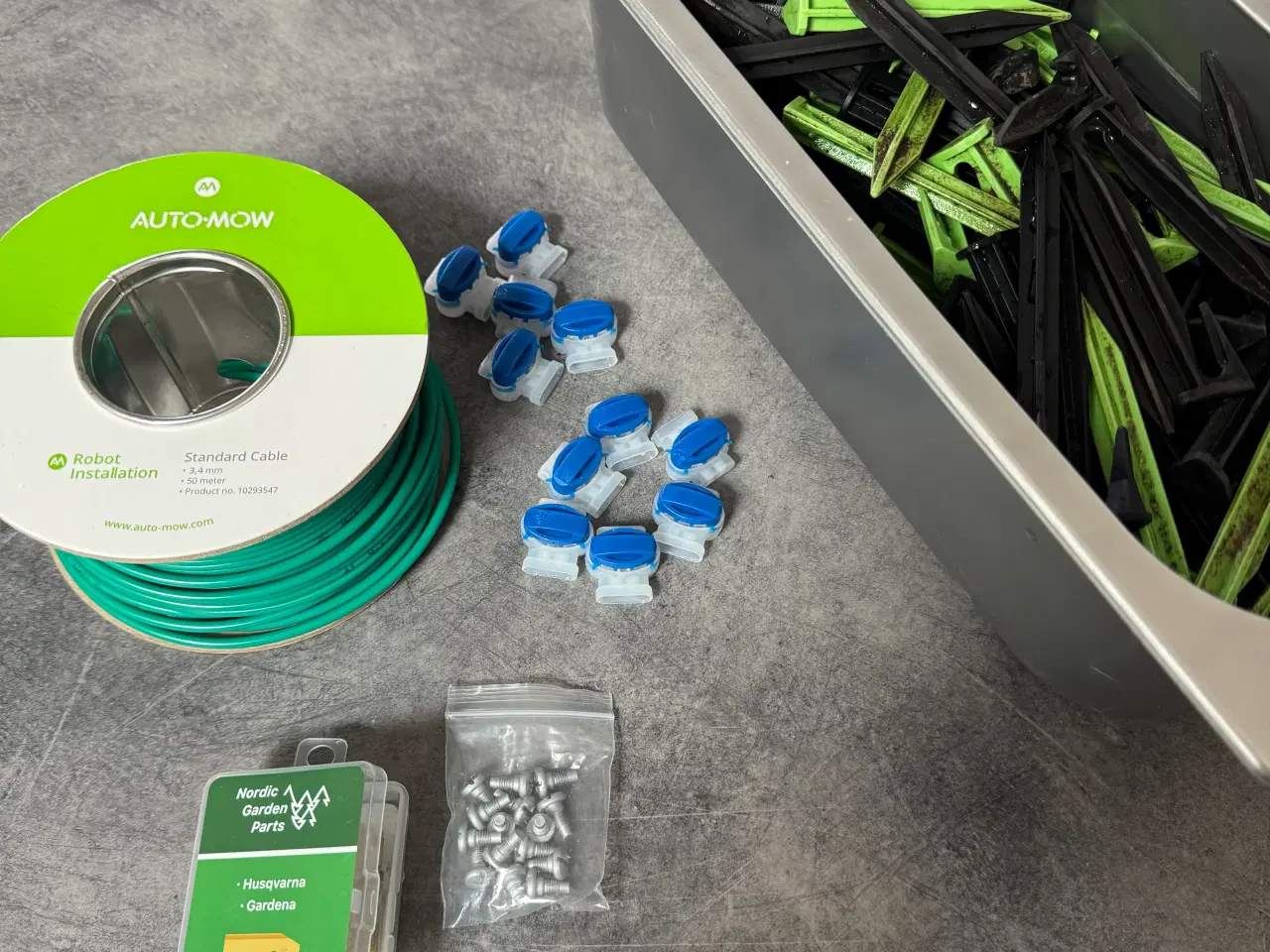 Billede 1 - Startpakke til robotplæneklipper
