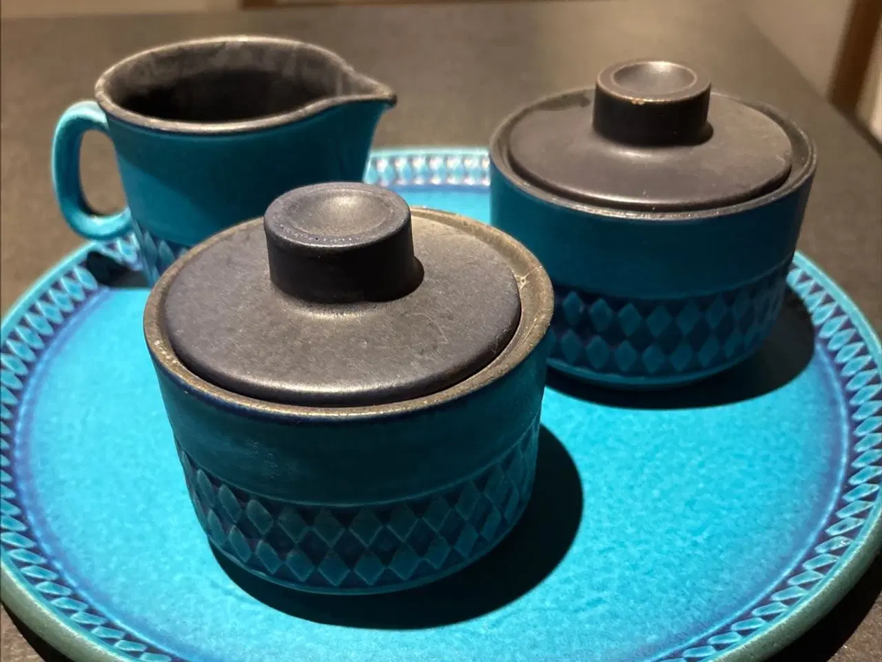 Billede 2 - Ceramano 'Sapphire' Tekande med tilbehør