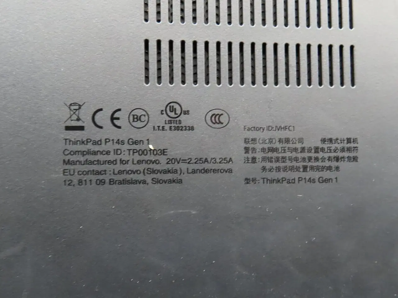 Billede 10 - Bærbar PC, LENOVO THINKPAD P14S