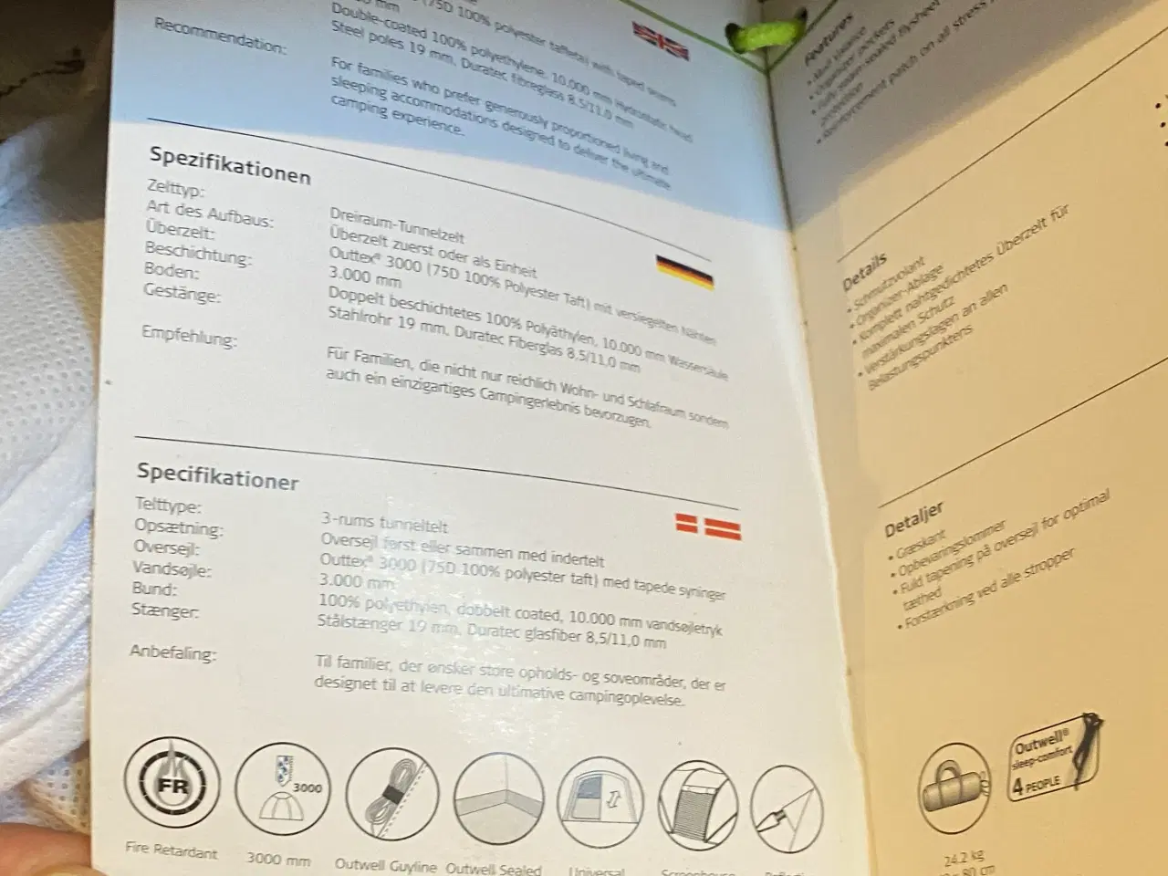 Billede 5 - Outwell 5 personers telt