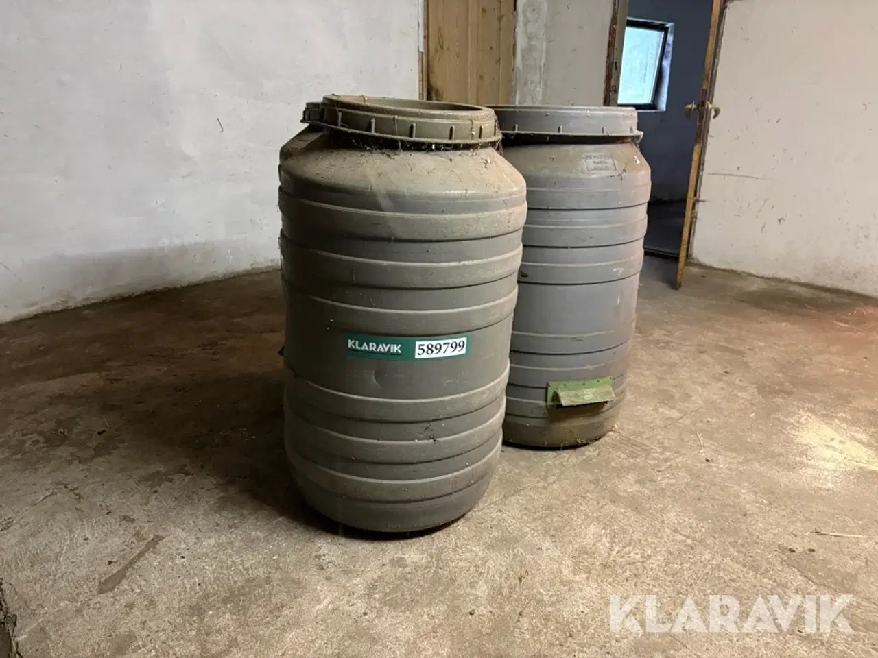 Billede 1 - Fodertønder Pit Plastics - 3 styk