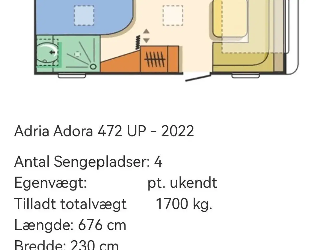 Billede 4 - Adria Adora 472 UP Suprime Edition Aircondition 